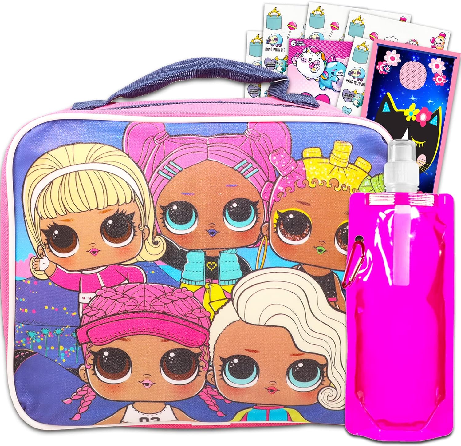 LOL Dolls Lunch Box for Girls Set LOL Dolls Lunch Box, Water Bottle