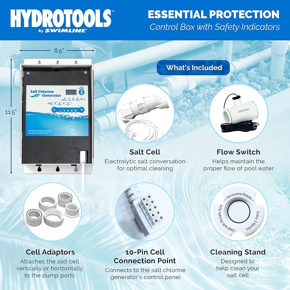 Amazon.co.jp: SWIMLINE HYDROTOOLS 87640 塩水塩素発生器