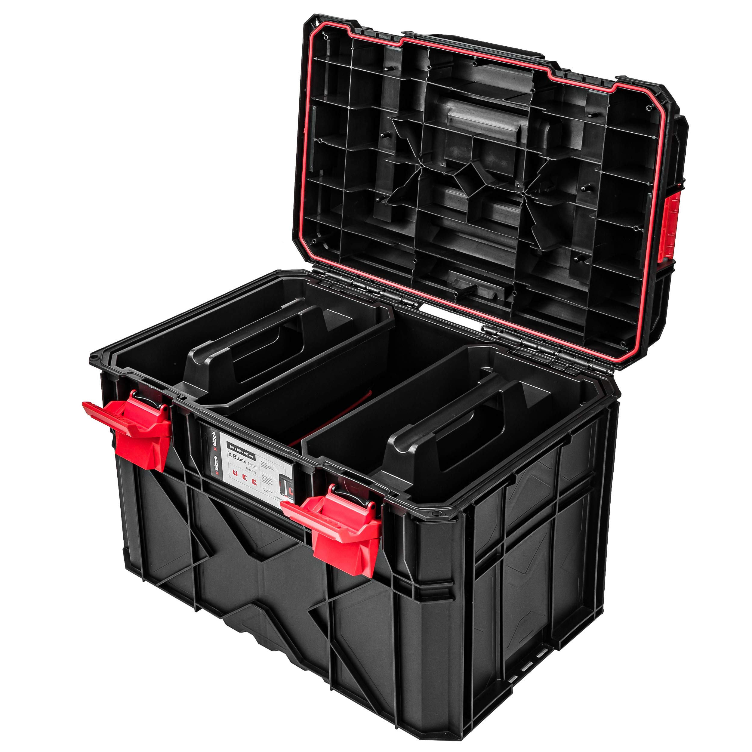 Caisse à outils en plastique noire XXL