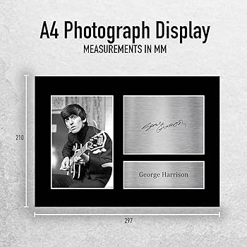 Amazon.co.jp: HWC Trading A4 ジョージ・ハリソン ザ・ビートルズ