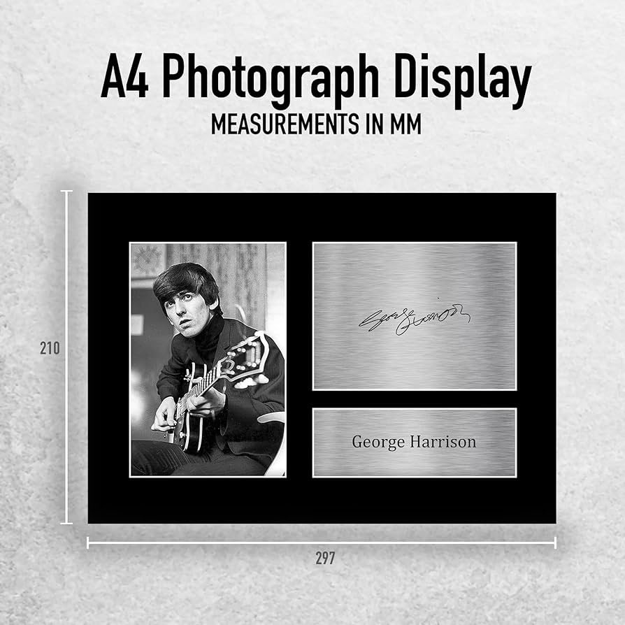 Amazon.co.jp: HWC Trading A4 ジョージ・ハリソン ザ・ビートルズ