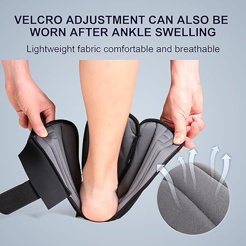 Miniatura 6 de Tobillera con cordones ajustables protectores para esguinces de tobillo alto e inestabilidad crónica de tobillo, soporte de tobillo para baloncesto,