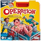Operation Electronic Board Game with All-in-One Carrying Case &vert; 2 Ways to Play &vert; Ages 6&plus; &vert; 1&plus; Players &vert; 10 Mins&period; &vert; Fun Kids Games