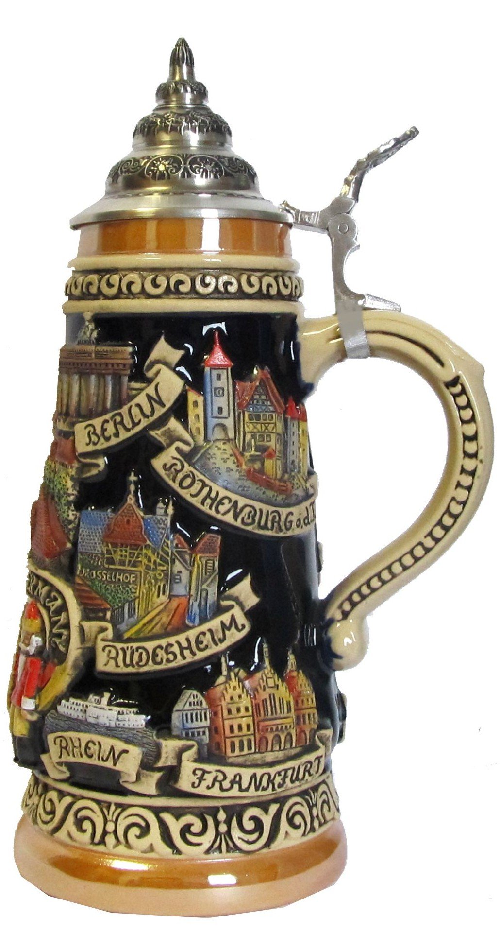KING Bierkrug Deutschland Seidel 0,5 Liter Bierseidel