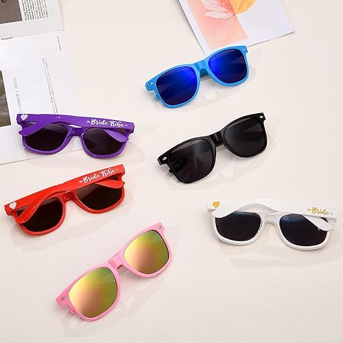 Miniatura 9 de Paquete de 612 lentes de sol de despedida de soltera para dama de honor, novia, tribu, suministros de fiesta, regalos de fiesta de boda