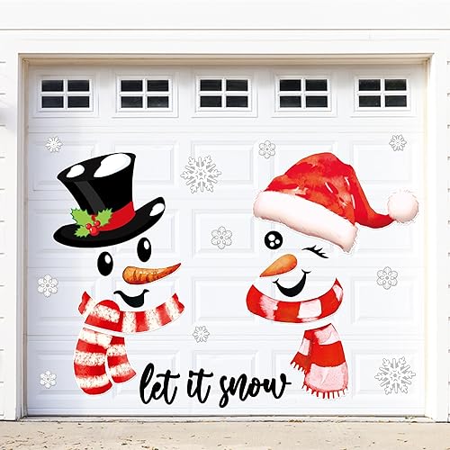 Vista 58 de 90shine 32 imanes navideños para decoración de puerta de garaje, bola de Navidad, refrigerador y cocina (rojo, verde, dorado)