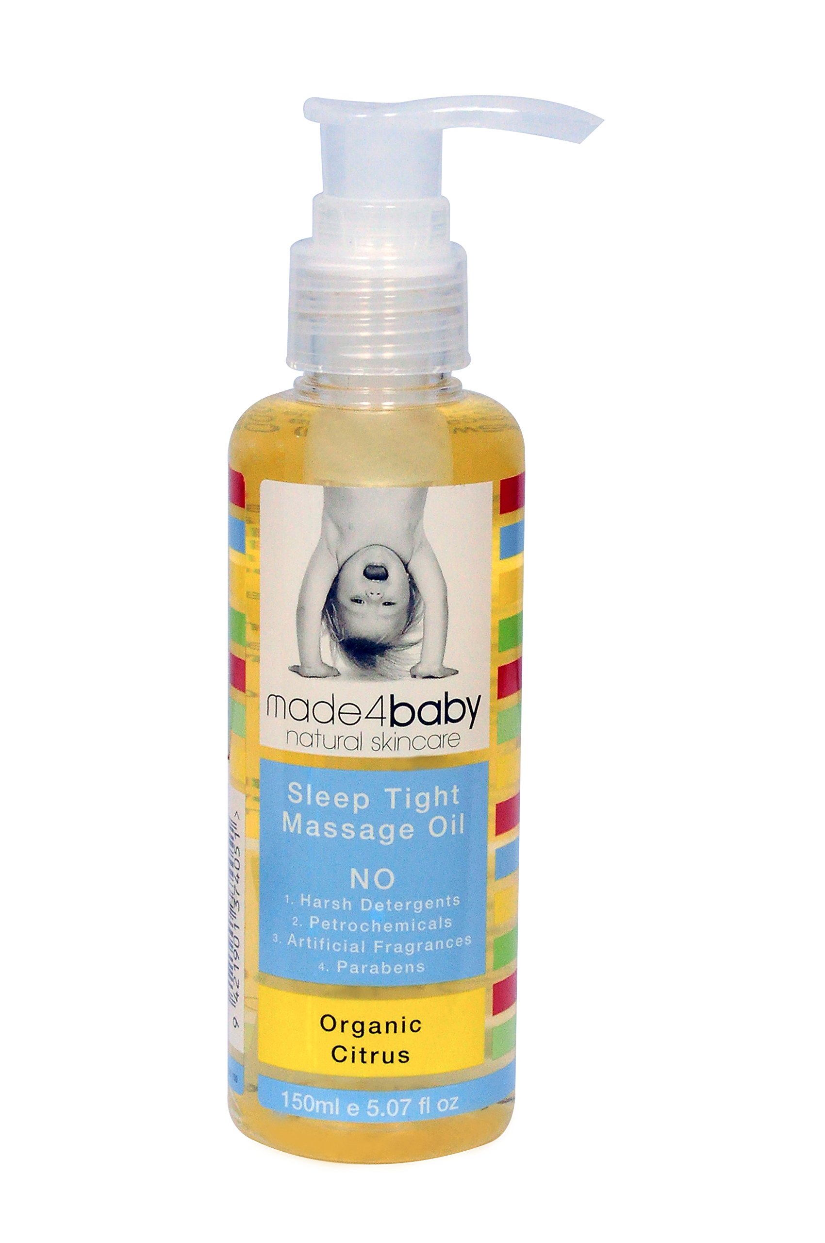 Made4Baby Baby Sleep Tight Massage Oil, Organic Citrus, 150ml-picture-27