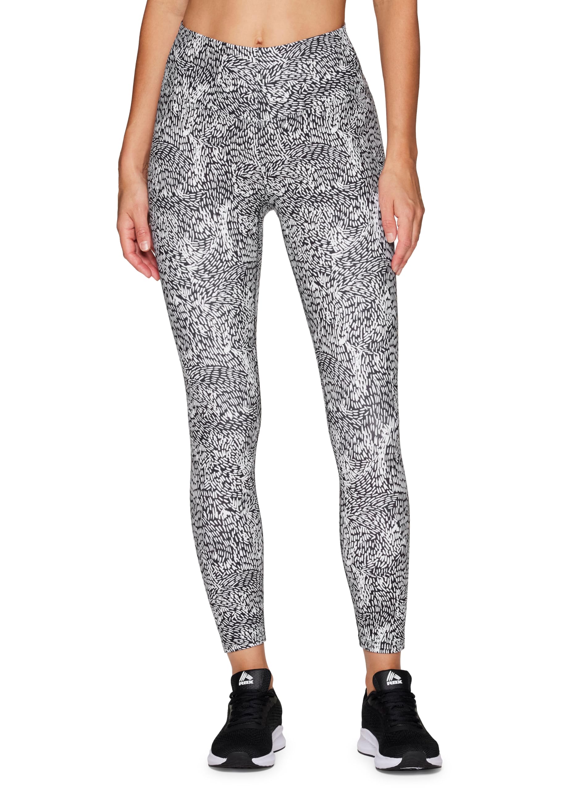 RBX Active Women’s Ultra Hold 7/8 Ankle Full Length Printed Running Yoga Legging
