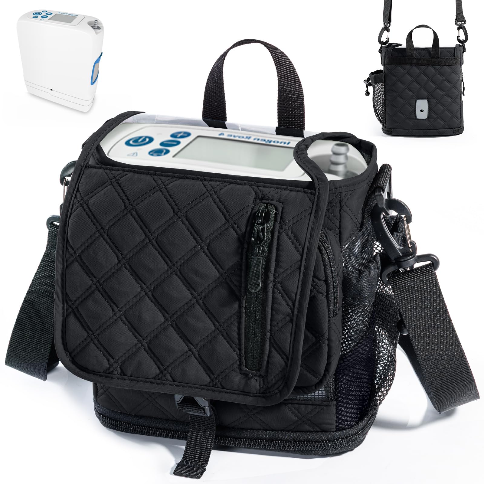 BAGSFY Lightweight Shoulder Carry Bag for Inogen One G5 &amp; Rove 6 – Portable Oxygen Concentrator Tote for Travel