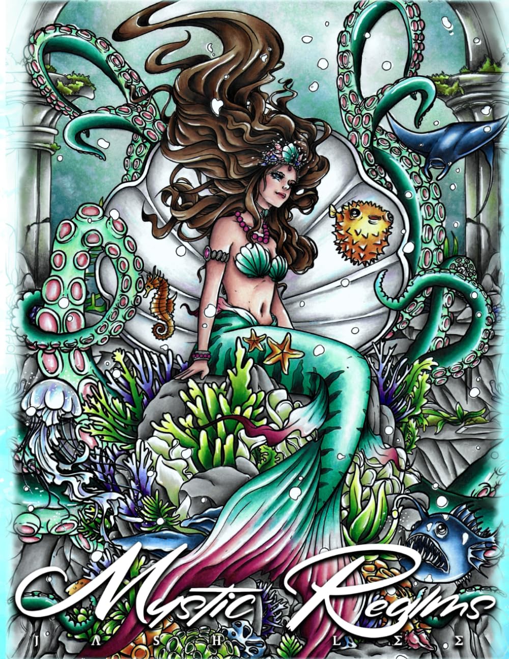 Mystic Realms: Mystic Realms: An Adult Fantasy Coloring Escape
