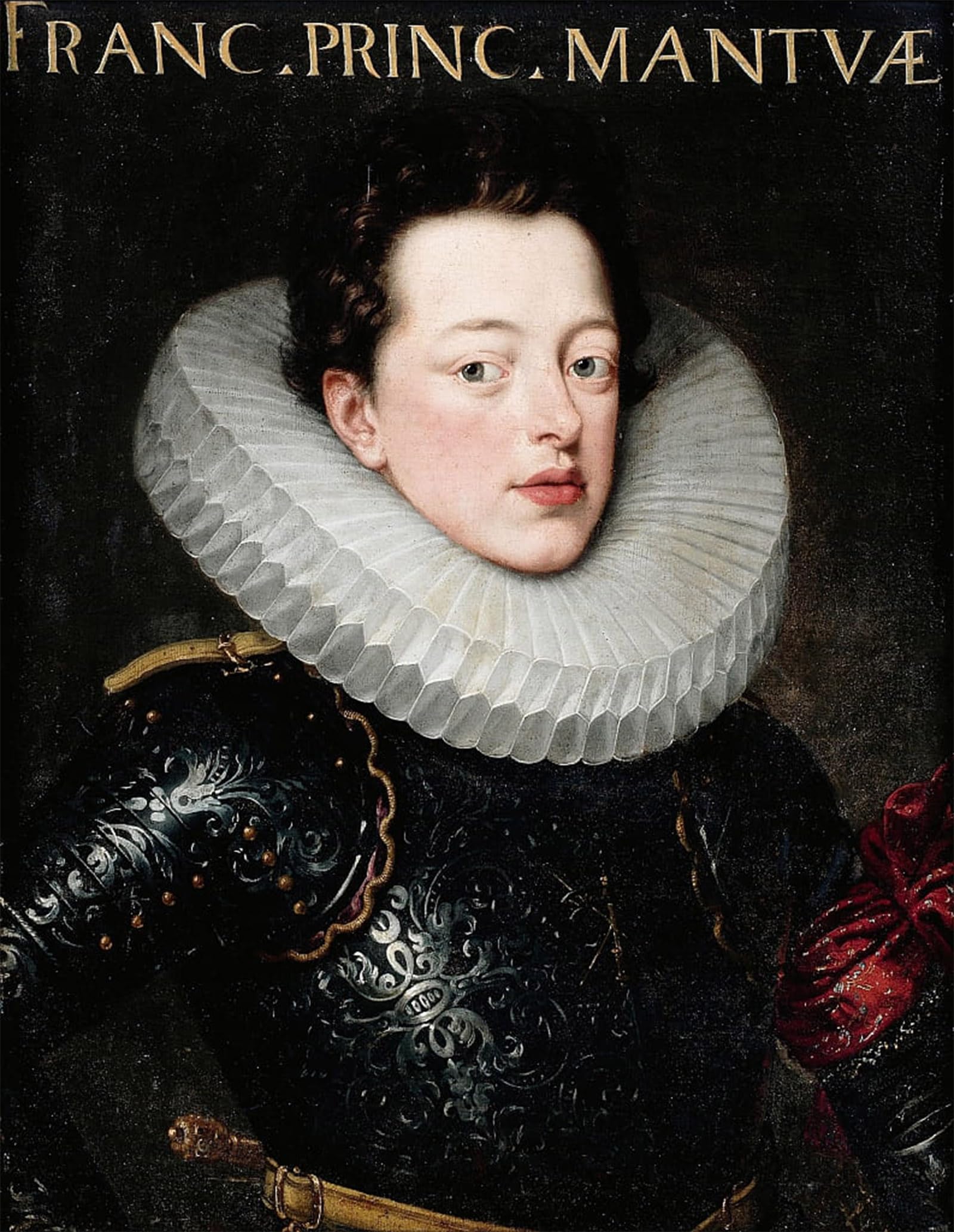 ARTXLXXBN Famous Print Painting Colorful Art Print Portrait of Francesco Iv Gonzaga by Pourbus the Younger Canvas Art Decorations for Home Decor 60x90cm