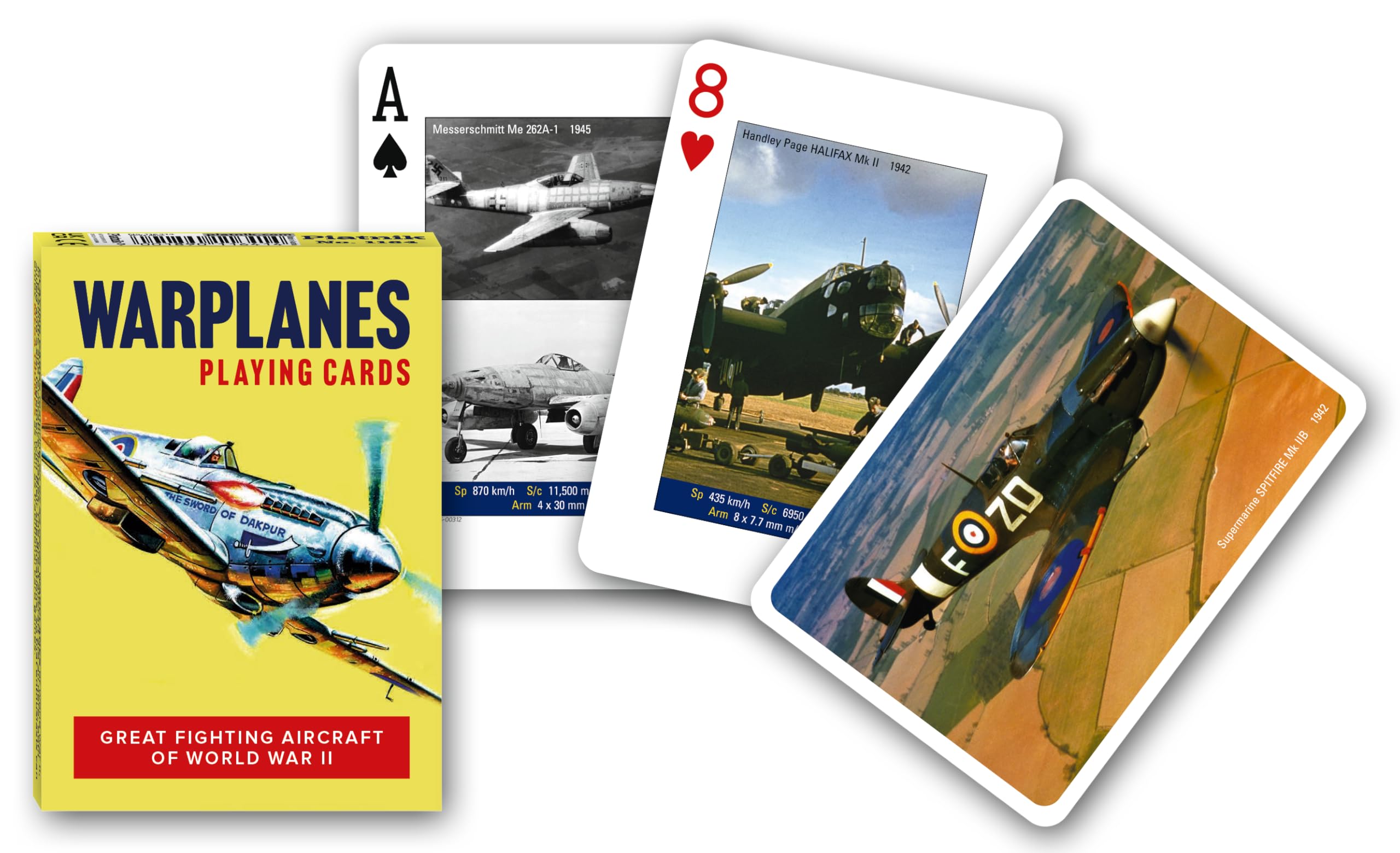 Piatnik Playing Cards - Warplanes single deck