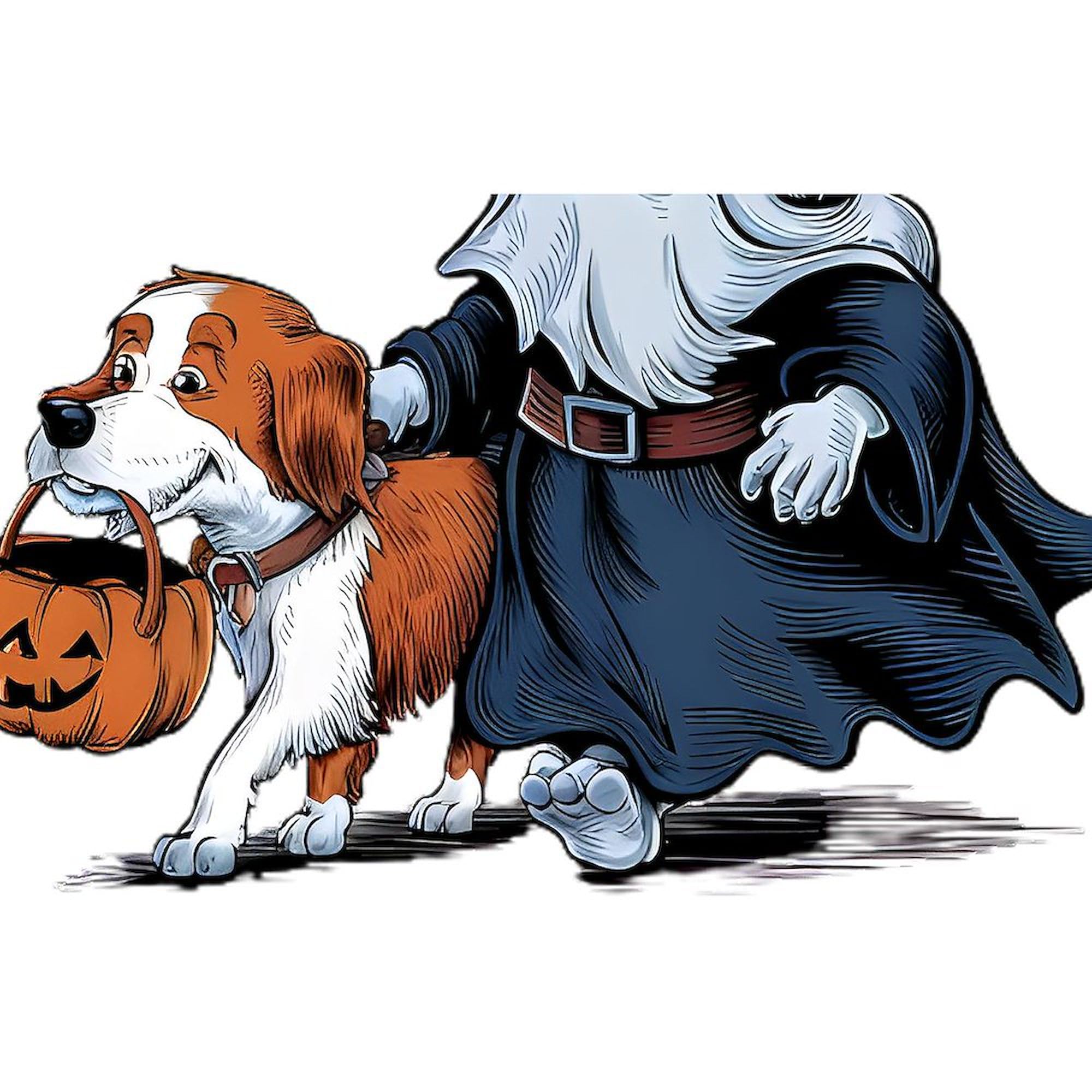 CafePress A Cartoon Of A Skull With A Top Hat And A Dog 4