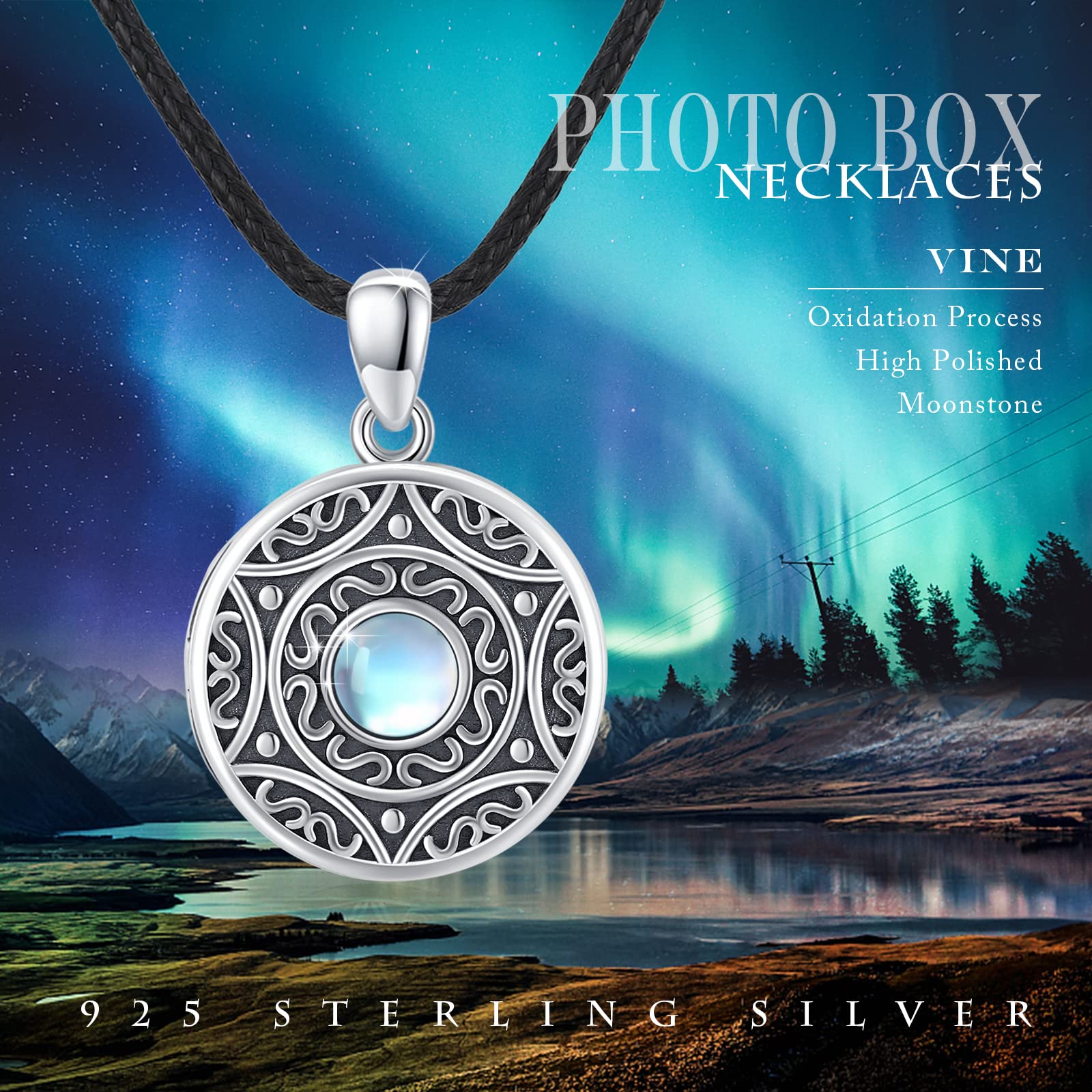 REDSUN Herz Medaillon Halskette 925 Sterling Silber Schmetterling Foto Kette Kristall Blau/Rosa/Rosenrot Amulett für Damen Fotos Personalisierte Anhänger Geschenke für Freundin Frau Mutter