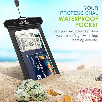 バッグ moko MoKo Waterproof Phone Pouch 2-Pack Compatible with iPhone 13