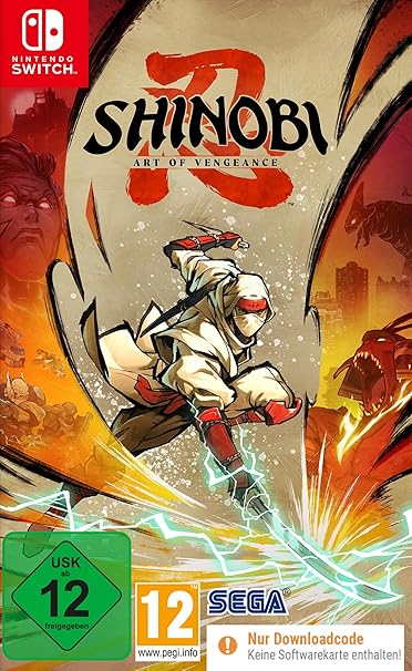 SHINOBI: Art of Vengeance (Code in a Box) (Switch) - Estándar. Edition : Amazon.com.mx: Videojuegos