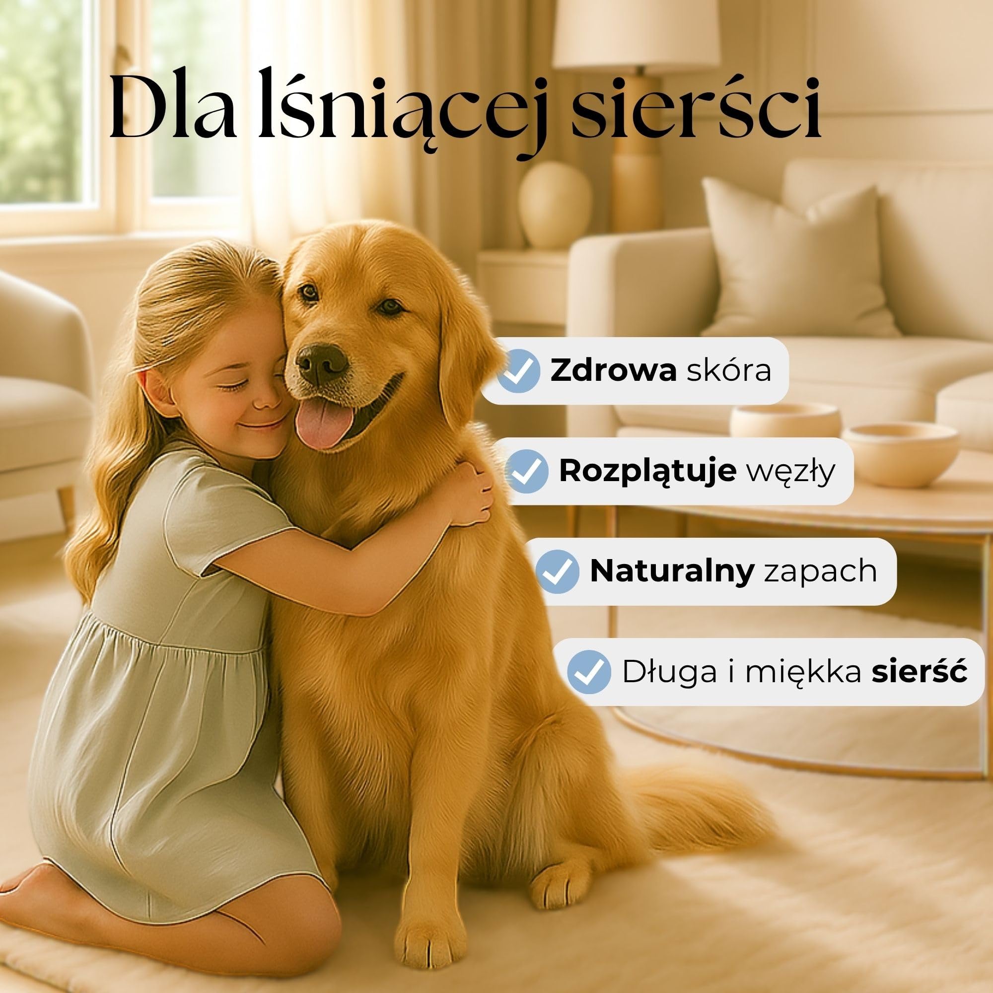 Szampon dla Psów Długowłosych 250ml – ASSOPET - Naturalny Szampon Rozplątujący z Bio Olejem Arganowym i Bio Aloe Vera – Miękka, Lśniąca i Jedwabista Sierść – Delikatny, 100% Wegański, Made in Italy