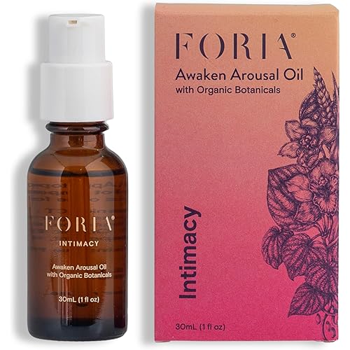 Foria Awaken Arousal Oil - Organic, All-Natural - Safe for Sensitive Skin - 1 Fl Oz