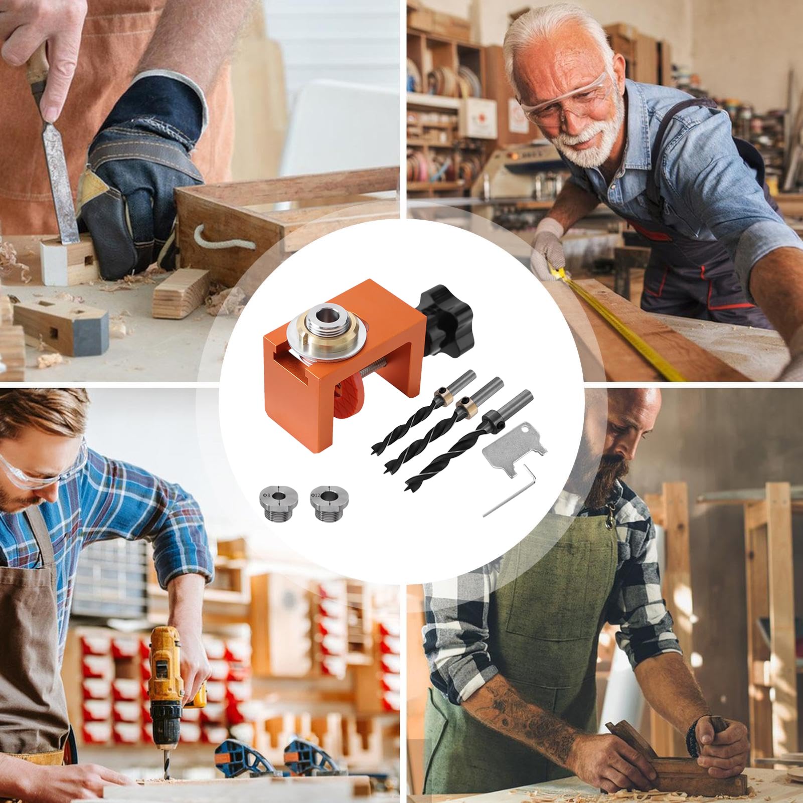 Dispositif de positionnement de montage pour porte d'armoire, pince de