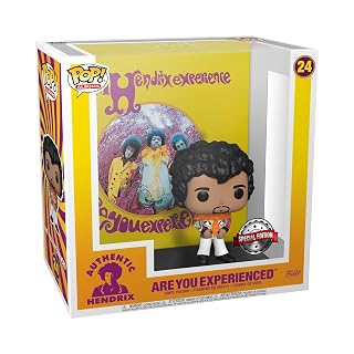 Funko Pop Albums: Jimi Hendrix – are You Experienced, Multicolour, 4-inch, Movie, Collectible, Toys, Action Figures - Les Beatles, Paul McCartney, John Lennon, RIngo Starr, George Harrison