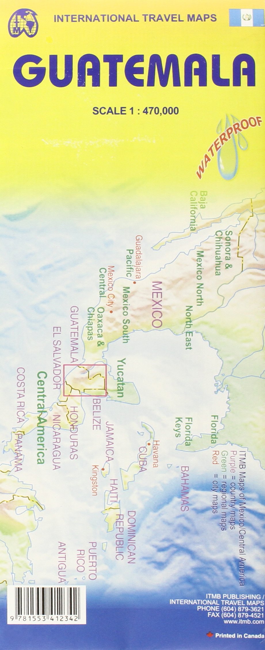 GUATEMALA: International Travel Maps