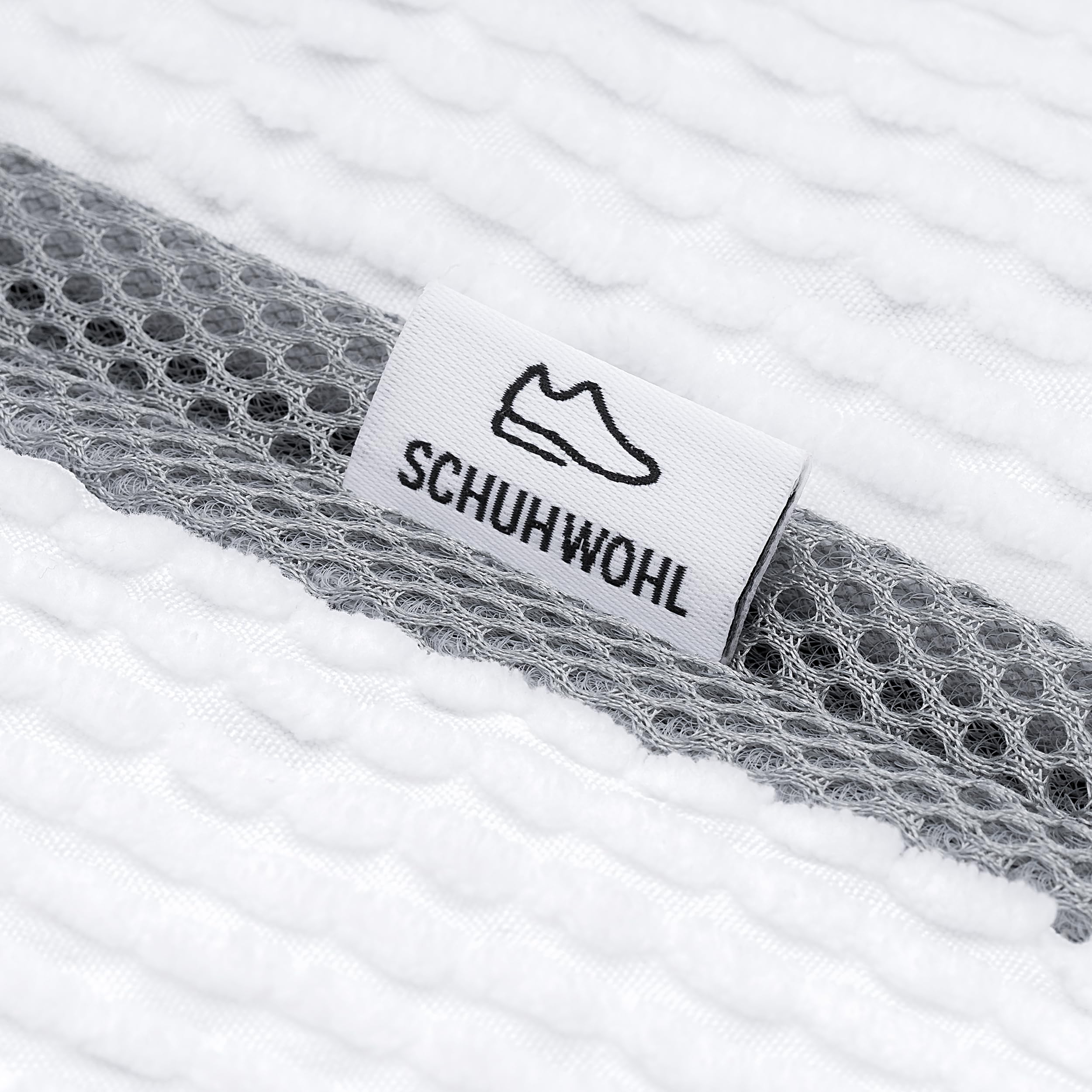 Schuhwaschbeutel XL, inkl. Sohlenreinigungsfunktion, extra leise | Wäschesack für Schuhe & Sneaker, Extra Reinigungsfach für Sohlen, 360 Grad rundum Reinigung, Extra leise