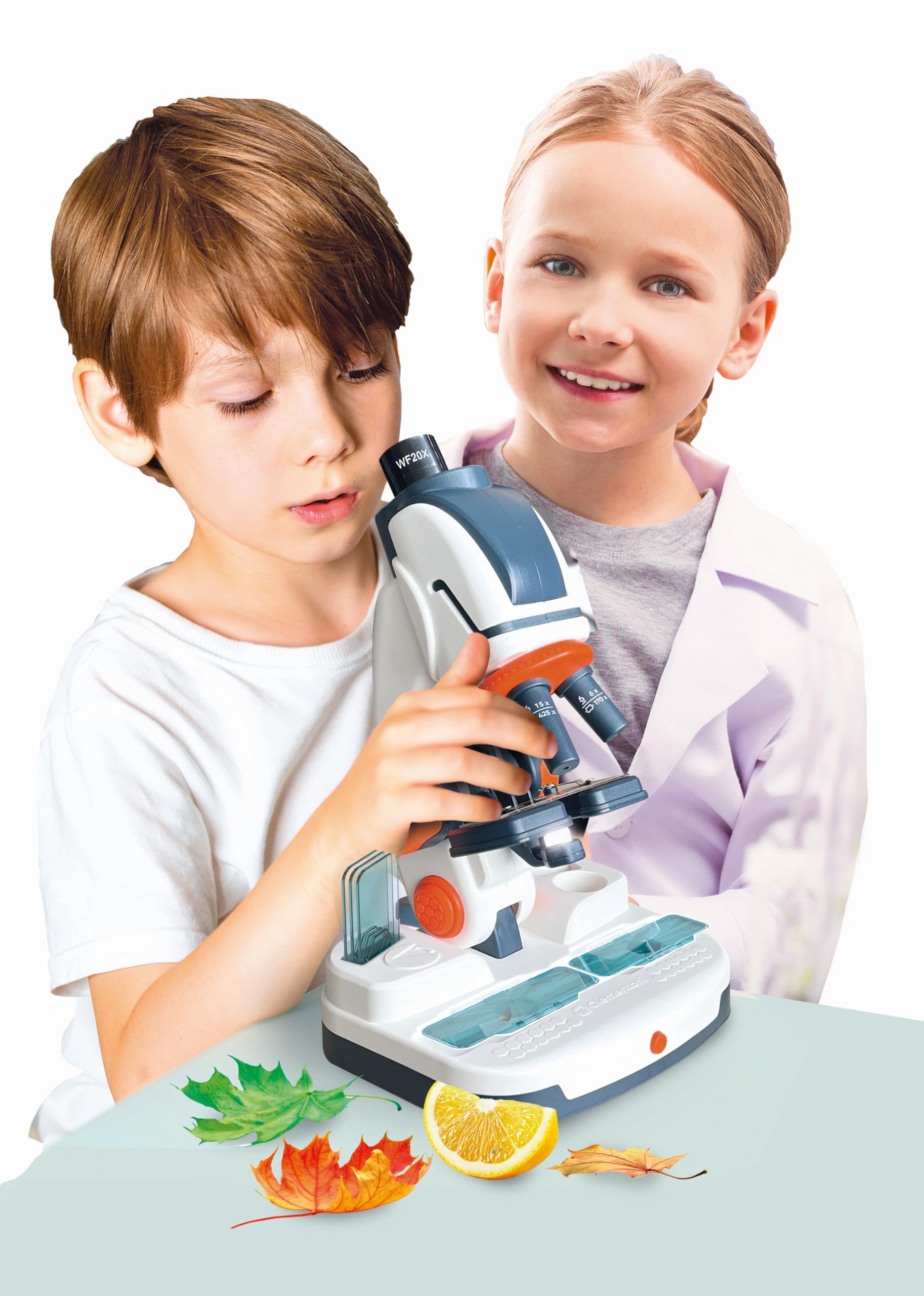 Galileo Lab Mein digitales Mikroskop - 2-in-1 Mikroskop digital & analog mit WiFi-Kamera, App & Zubehör - Für Kinder ab 8 Jahren - 59463 von Clementoni