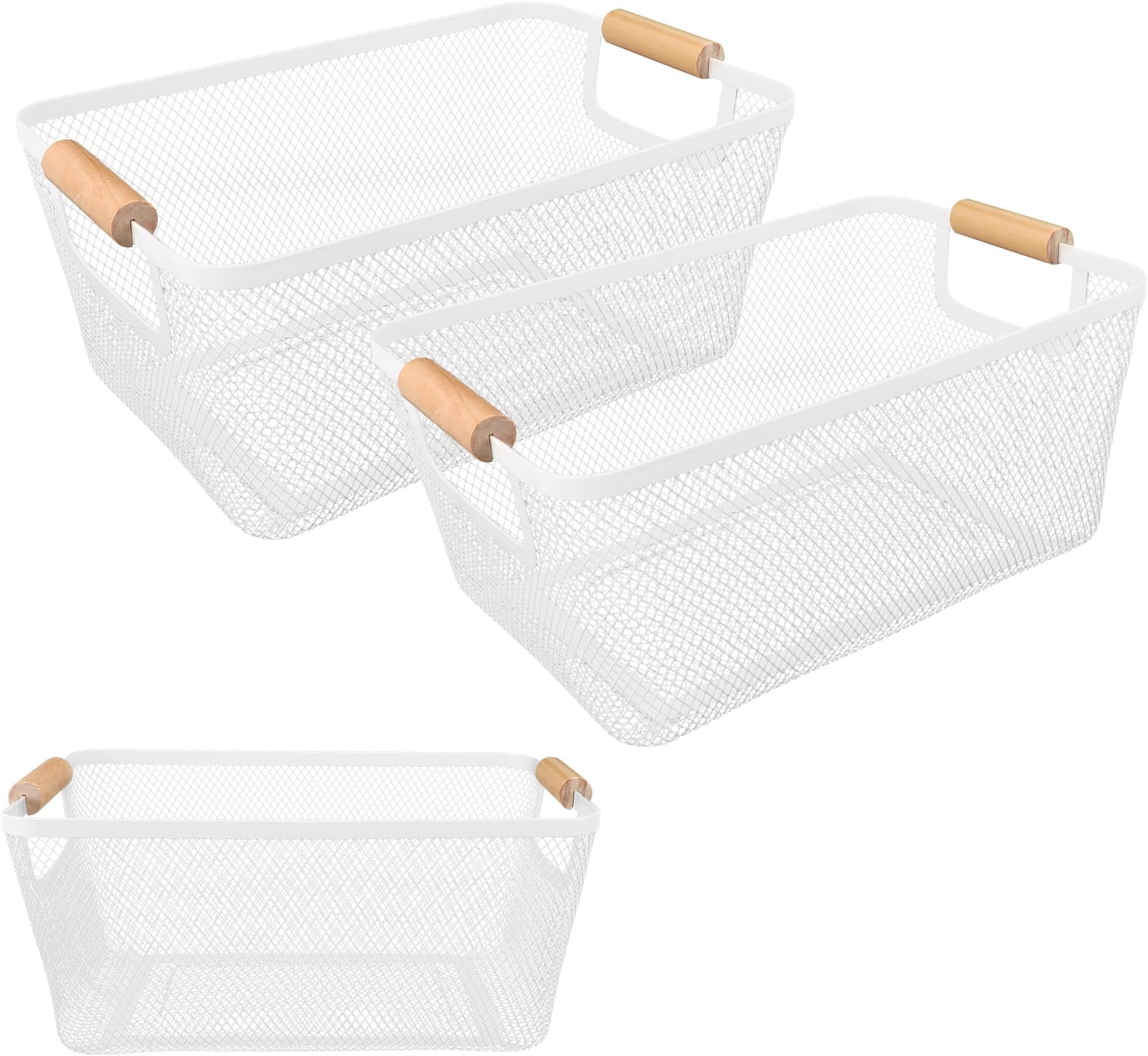 Wire Basket 2 Pcs Wire Storage Baskets Wire Baskets