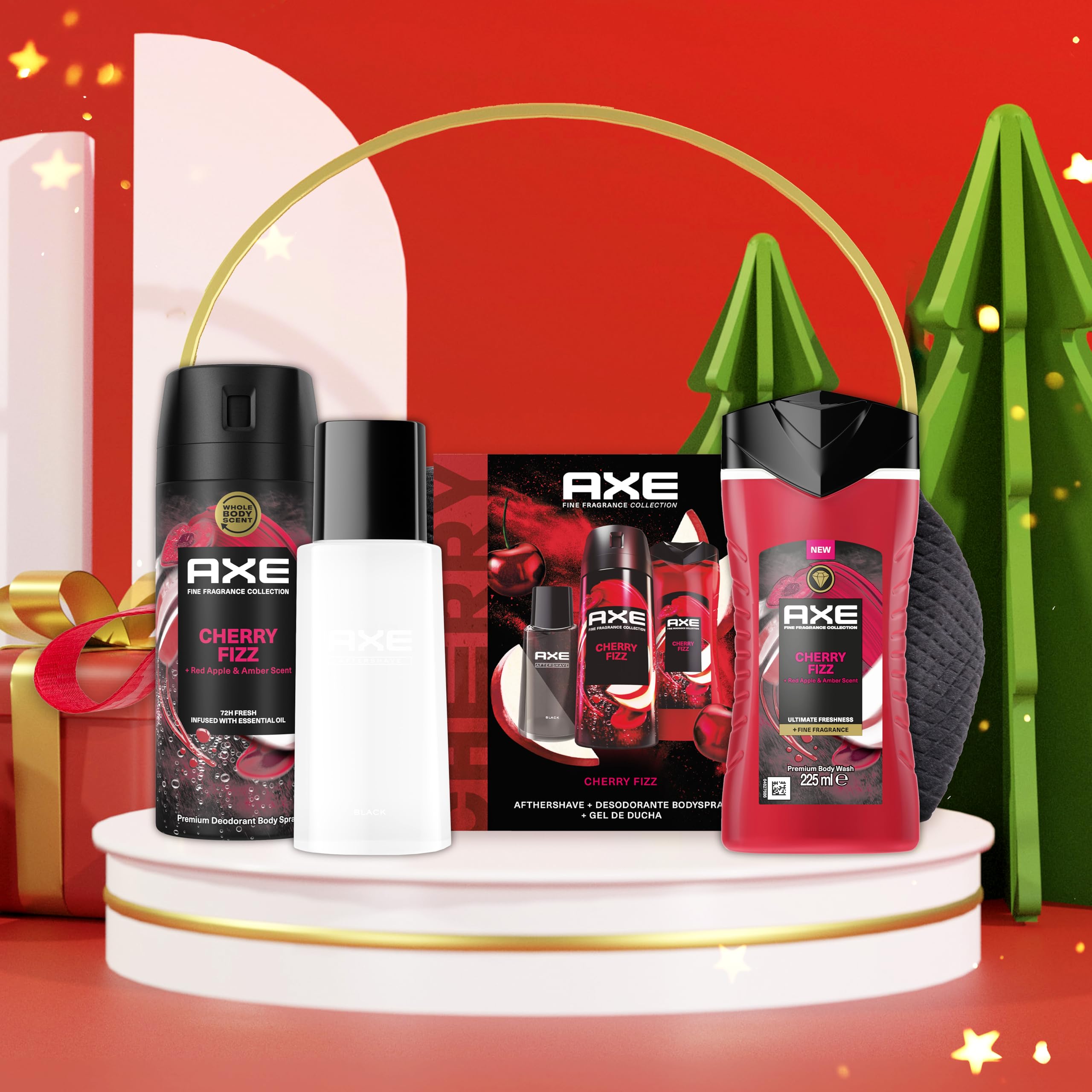 Axe AXE Cherry Fizz Fine Fragrance Collection Toiletry Bag : Amazon.ie