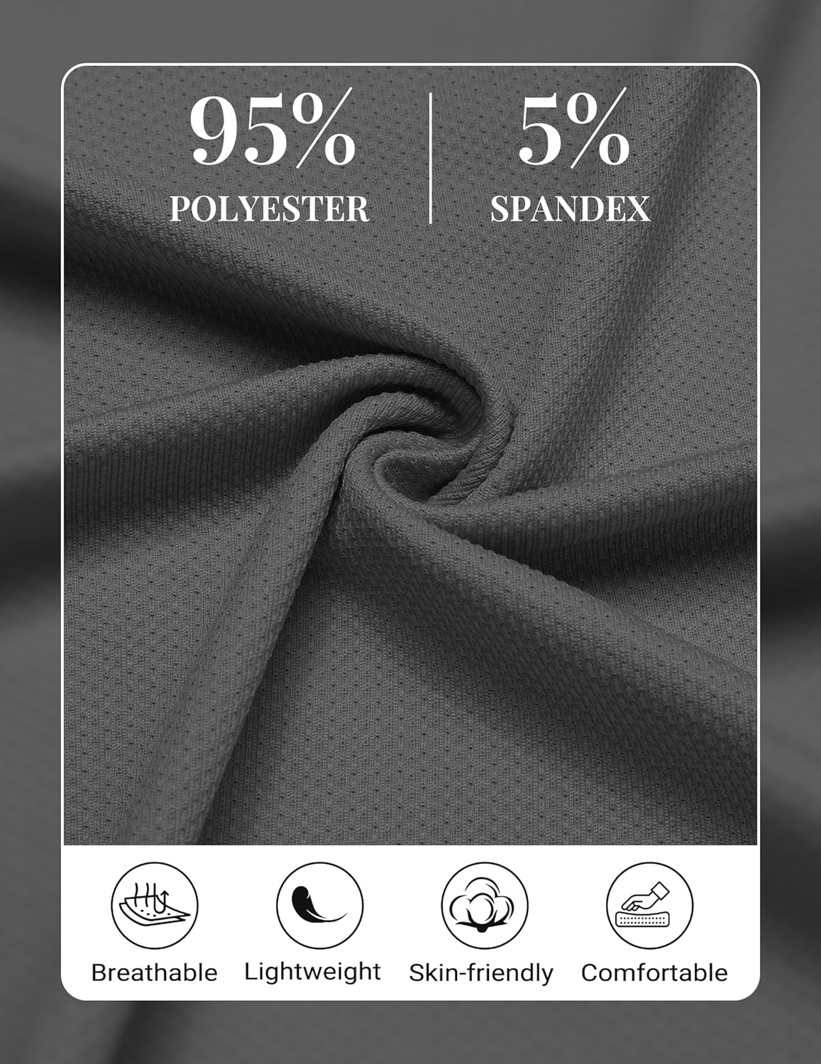 COOFANDY Men's 2 Pieces Outfits Casual Quarter Zip Polo Shirt and Jogging Pants Summer Tracksuits Set - Image 5