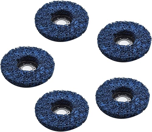 Miniatura 6 de ALL-CARB 5 unidades de discos de 4-12 pulgadas x 78 pulgadas, fácil de limpiar y tirar, para preparación de superficies de madera, metal, fibra de