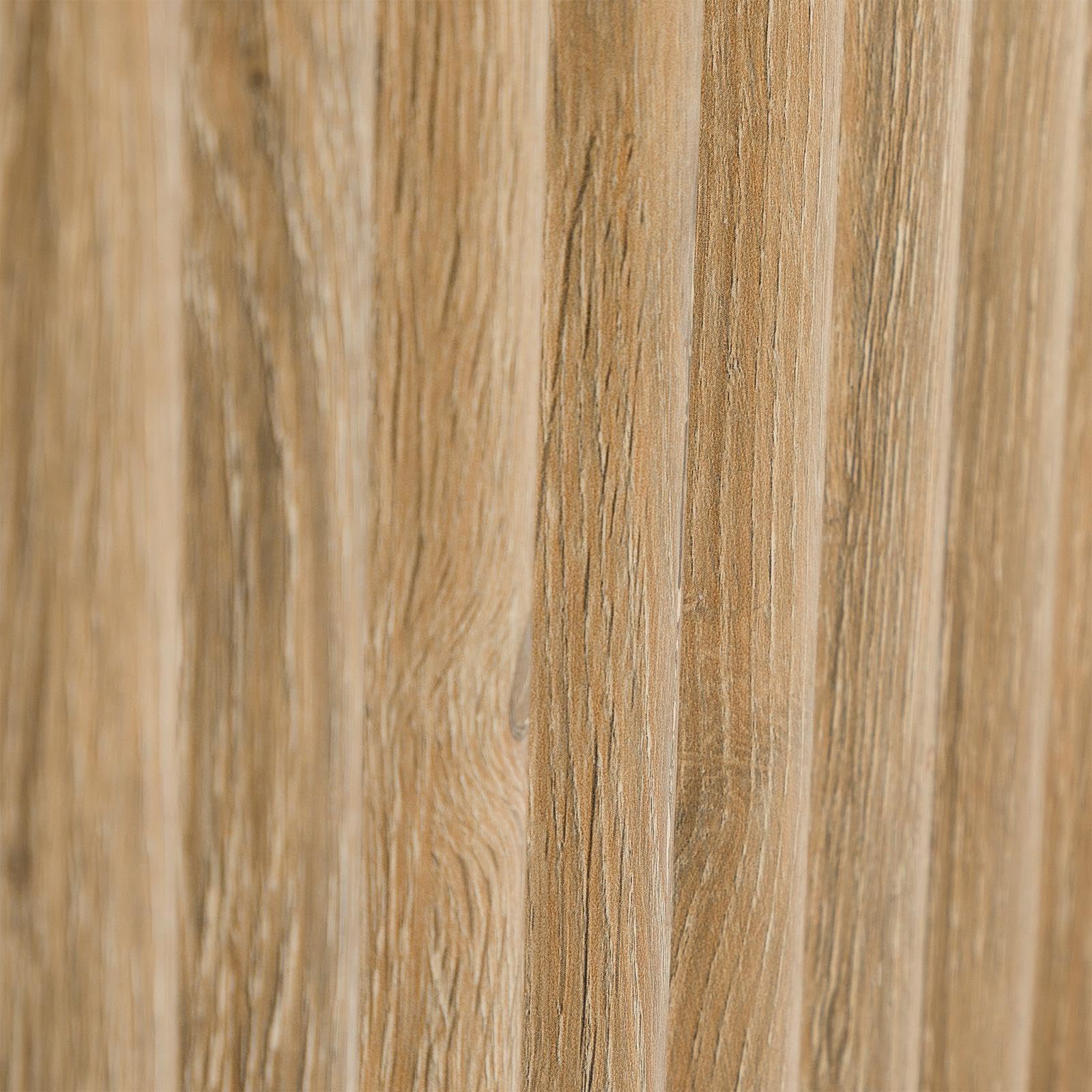 IDIMEX Nachttisch Ella mit 2 Schubladen, Eiche Finish - Nachtschrank mit Lamellenfront, Beistelltisch aus MDF, Kleine Kommode im modernem skandinavischem Design