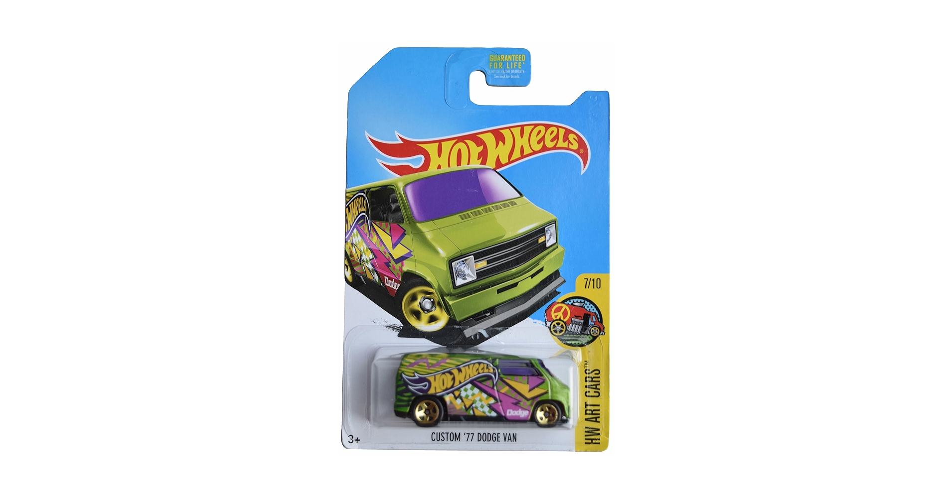 HW　 CUSTOM '77 DODGE VAN　カスタム ダッジ バン Hot Wheels Custom '77 Dodge Van – Hot Box Cars