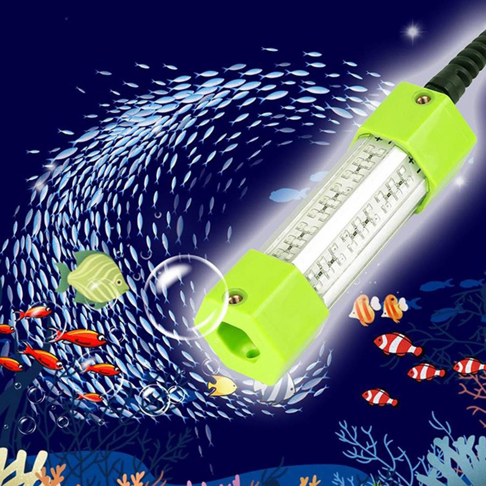 2 x 70 W DC 12 V LED wędkarska 108 LED przynęta zanurzalna wędkarska podwodna przynęta crappie zielona wędkarstwo