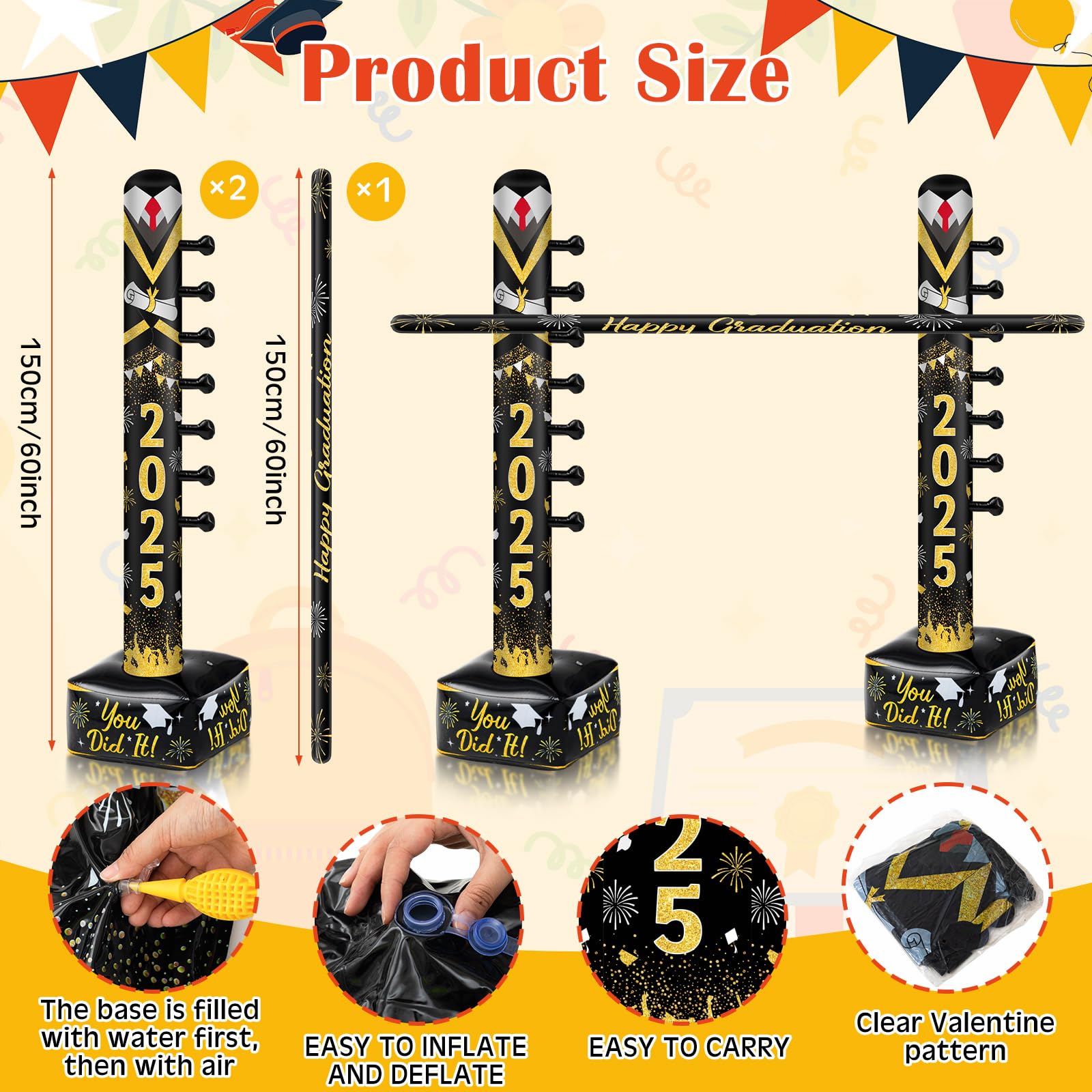 Graham Field Grafco Inflatable Vinyl Invalid Ring 14 1/2