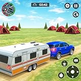 Camper Van Life Simulator: Car Trailer Truck Driving and Camping Game