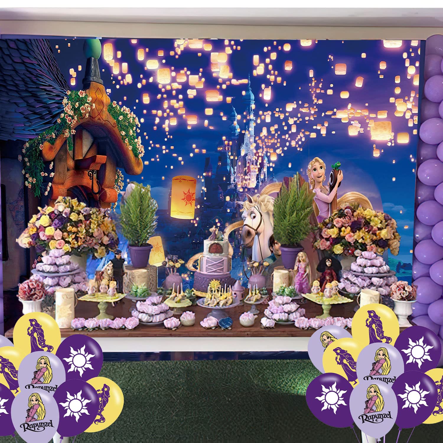 Tangled Party Printables Rapunzel Birthday Party Invitation | Rapunzel