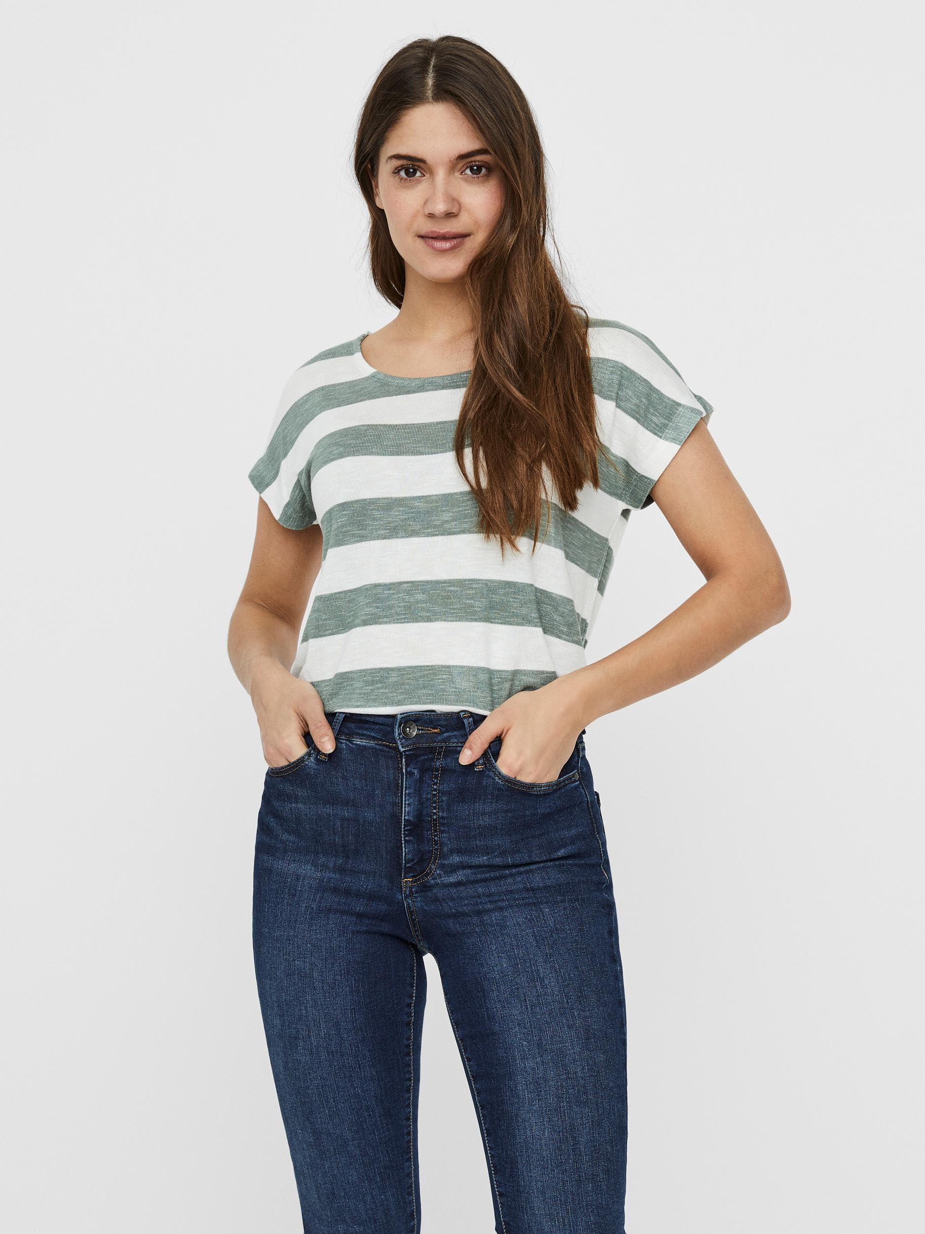 VERO MODA Wide Stripe Sleeveless Top