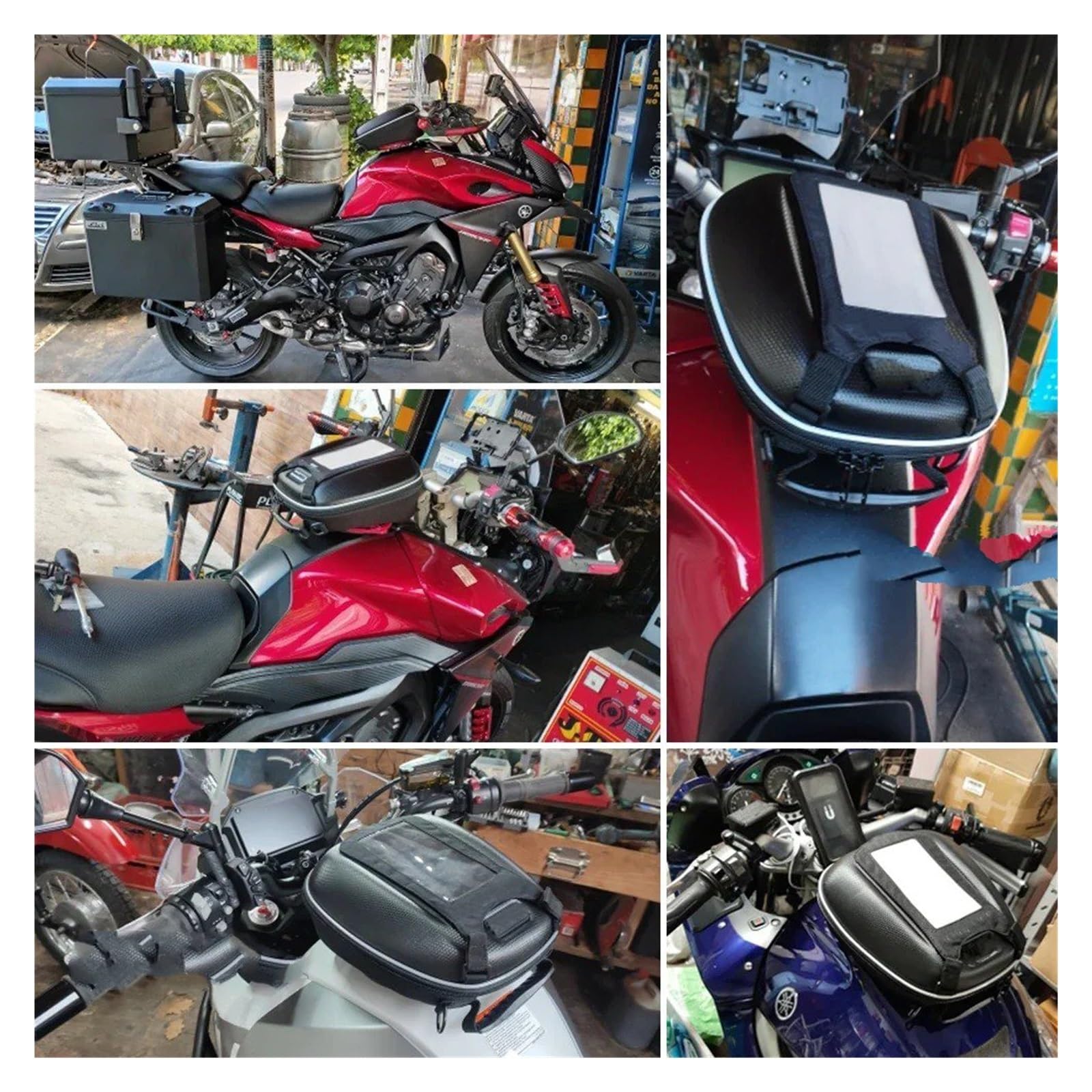 Amazon | バイク用 シートバッグ MT03用 YZF用 R15 V3 V4用 R125用 R25