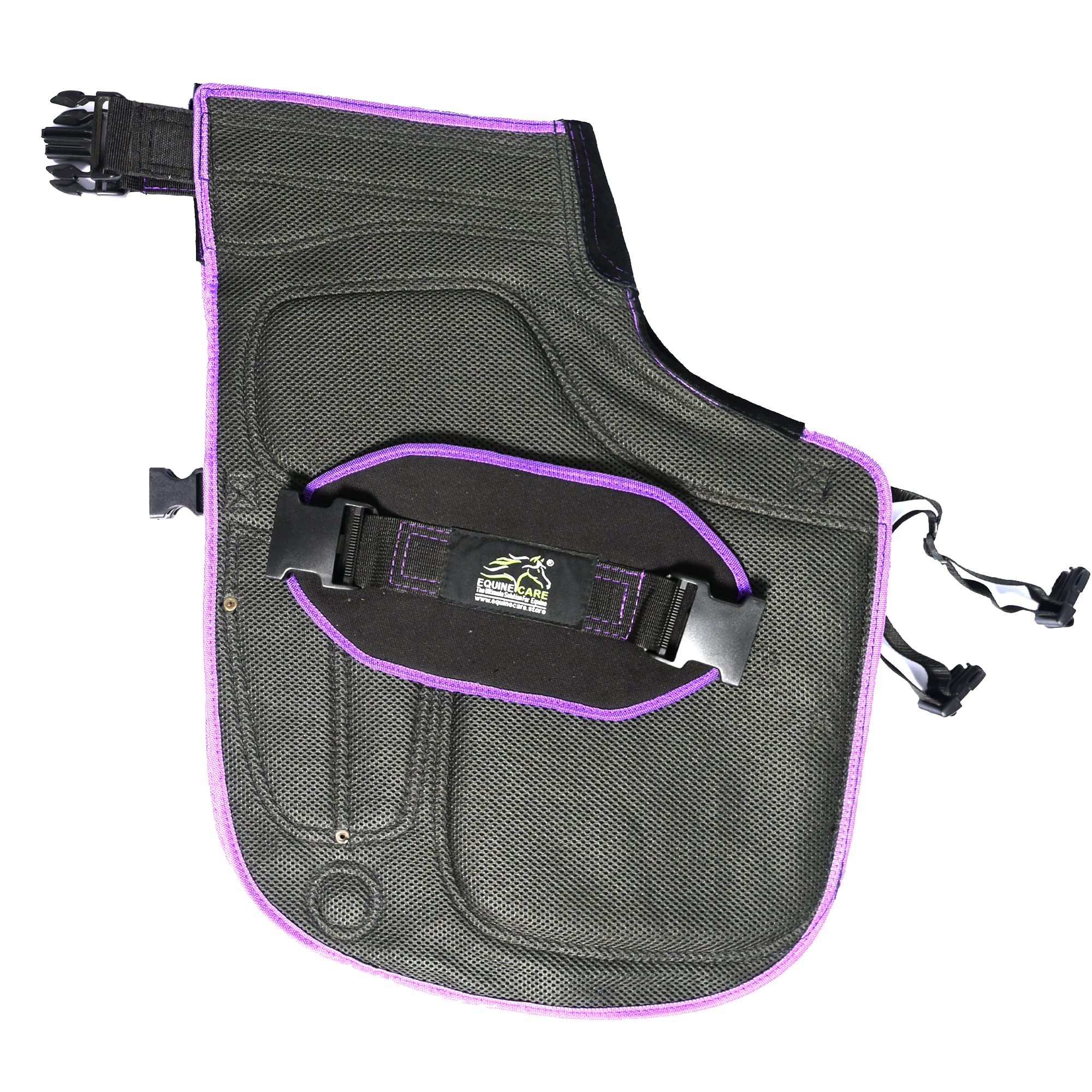 Equine Care Delantal Farrier con 4 bolsillos para cuchillos y 2 imanes para uñas, para zapatos de caballo, 23 pulgadas, 59 cm