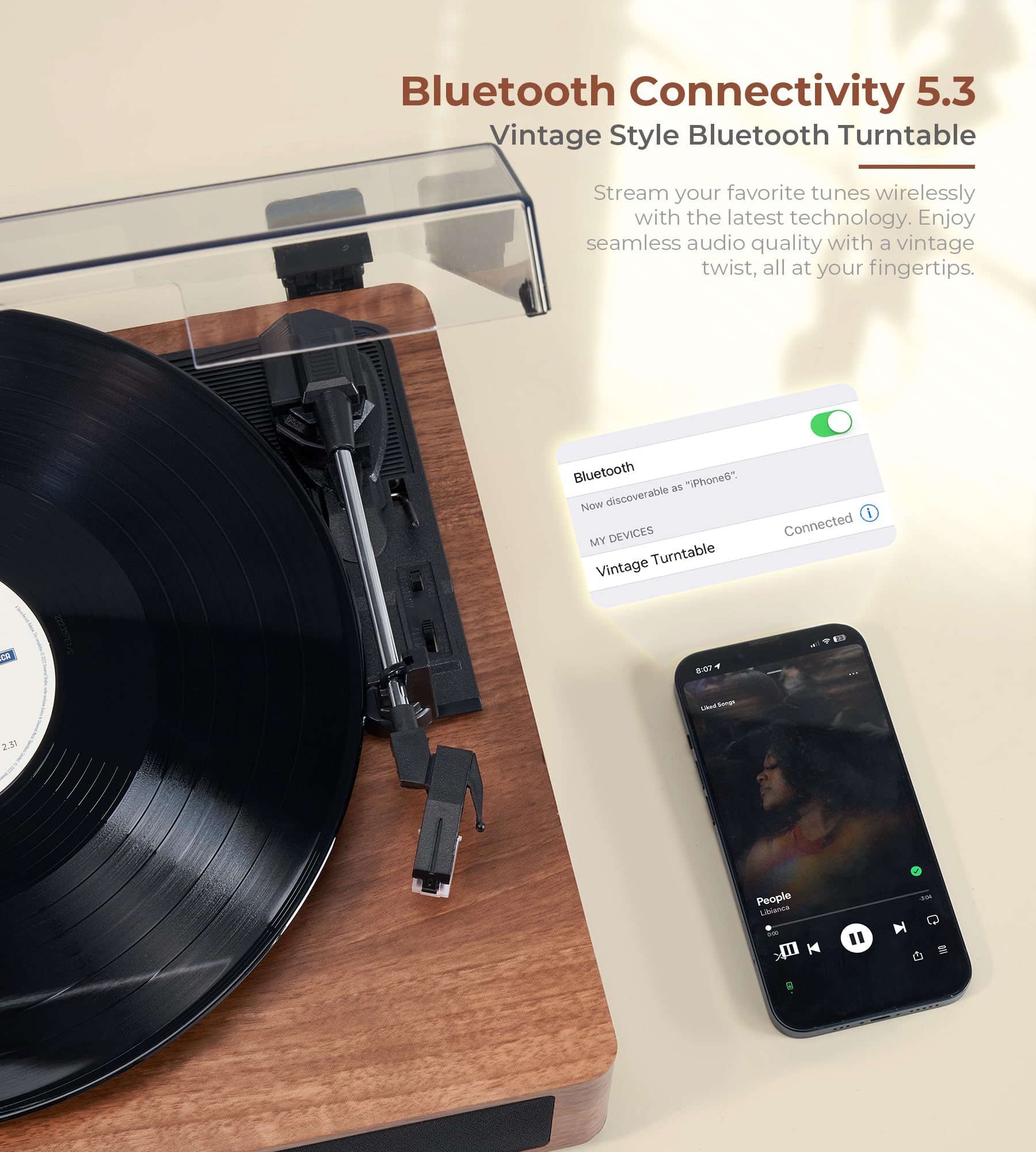 Usb Tocadiscos Vinilo Altavoces Tocadiscos Con Bluetooth Usb