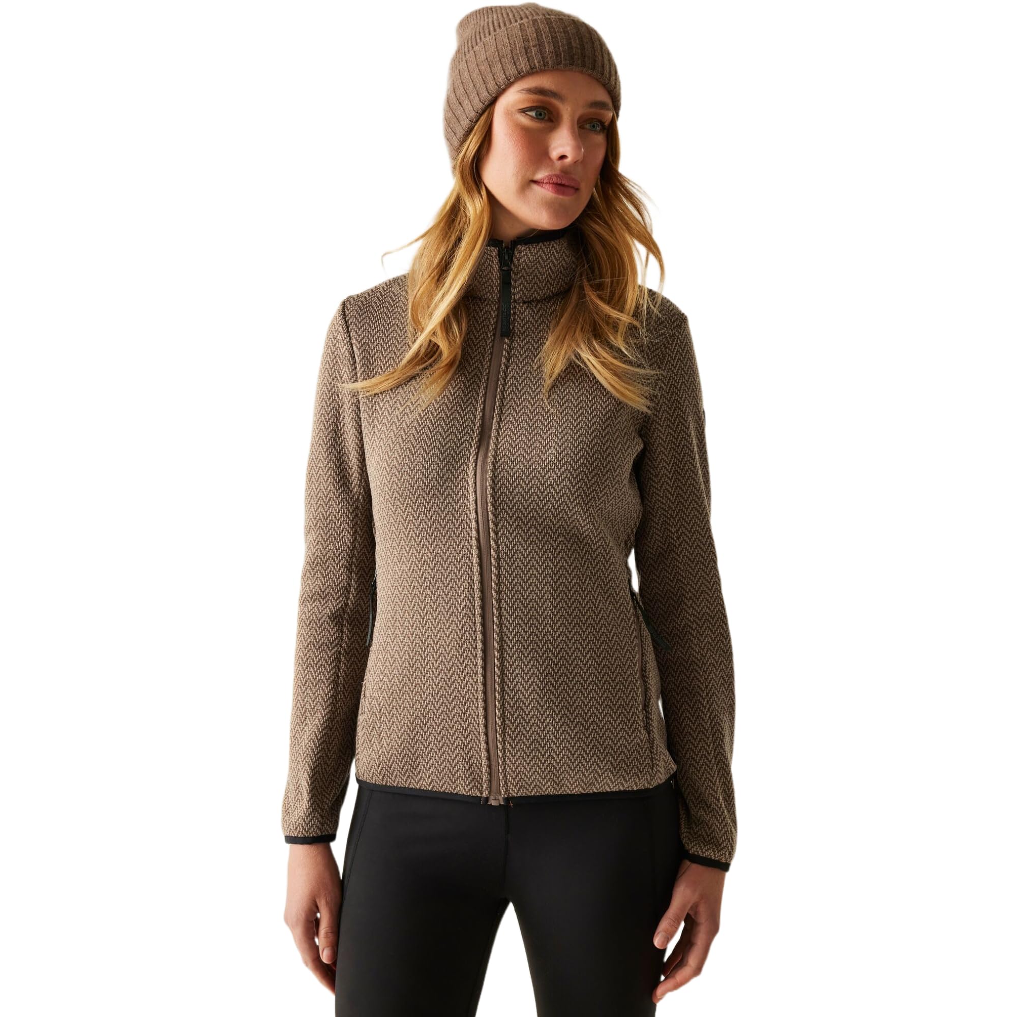 Regatta Womens Elzie Full Zip Fleece Stretch Layer Winter Jacket Warm Top Layer
