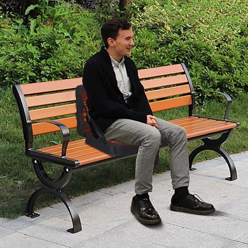 Miniatura 3 de Nice C Asiento de estadio con calefacción con batería, cojín de asiento con calefacción, asiento de estadio con respaldo, ligero, acolchado grueso