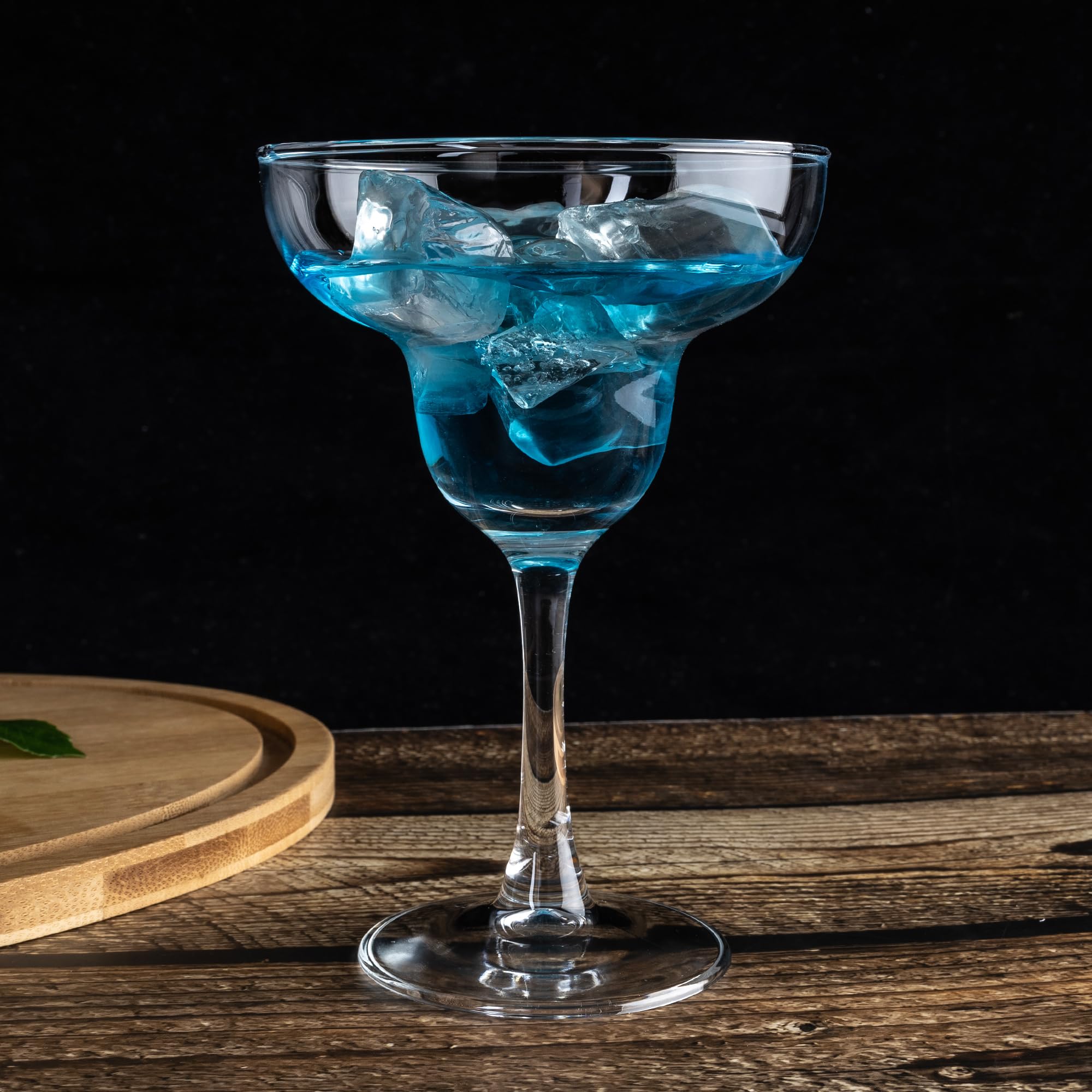 YANGNAY Margarita Glasses Set - 7 Reusable Glasses -4