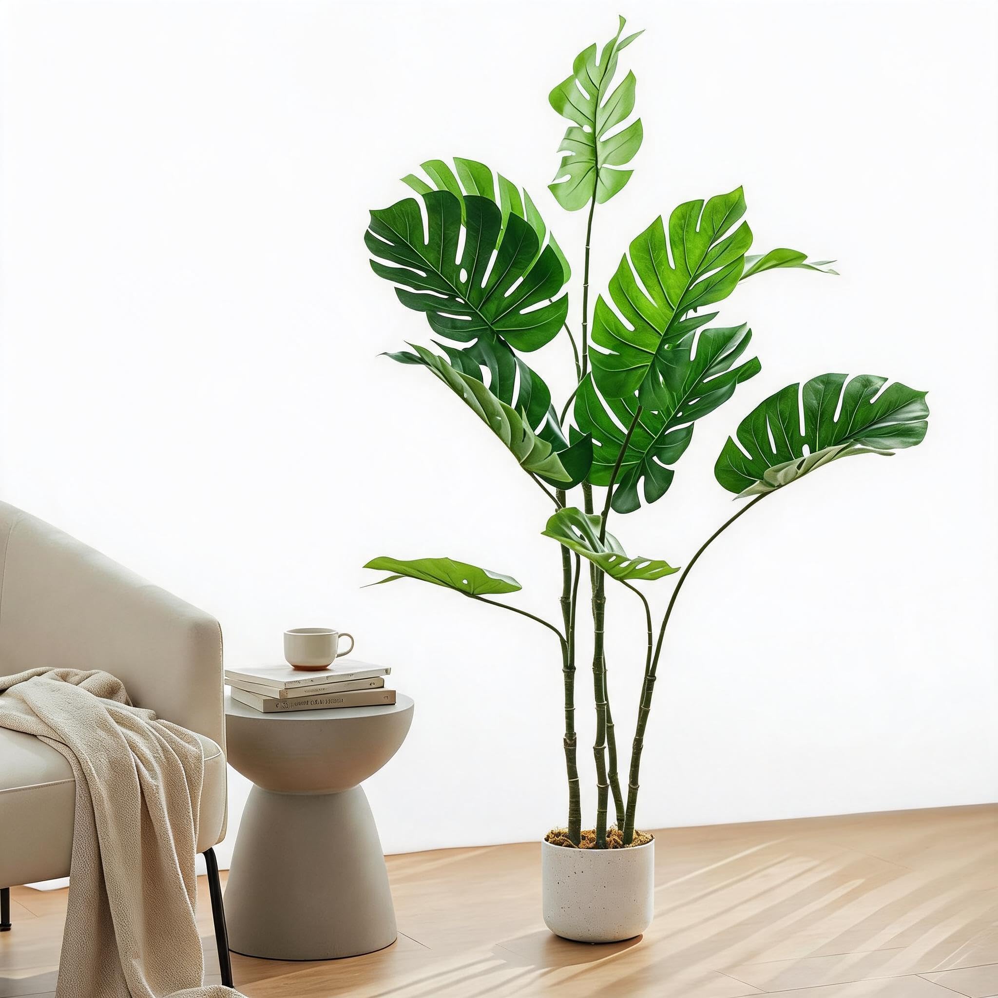Plante Exotique Artificielle Pot Plantes Exotiques Monstera 120CM