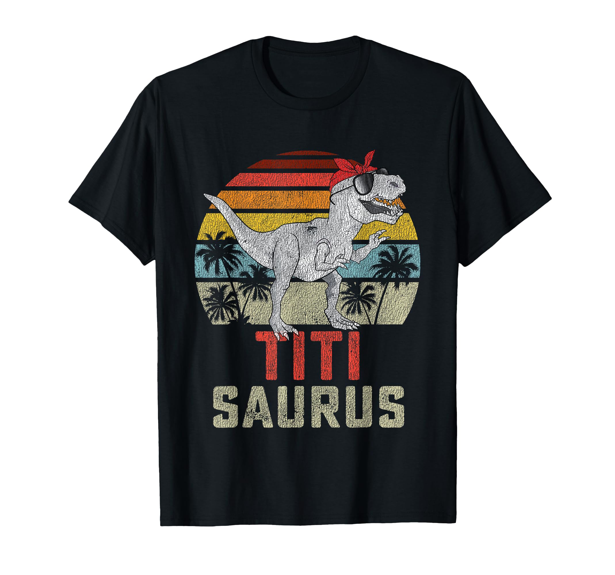 Titisaurus T Rex Dinosaur Titi Saurus Family Matching T-Shirt