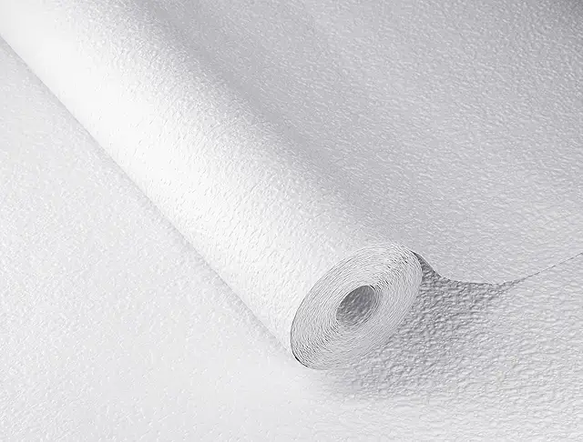 Wit behang met patroon: Rasch Wallpaper 201826 - witte structuur met pleisterlook