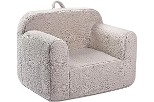 Snuggly-Soft Sherpa Chair: Cuddle Time Haven for Kids