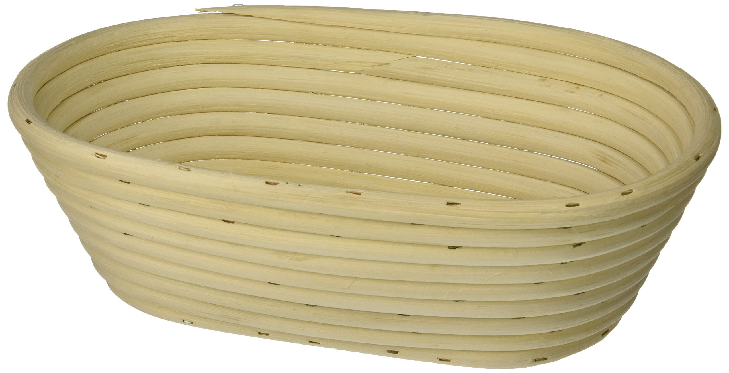 The Lucky Clover Trading Artisan Collection Oblong Proofing Banneton Basket, Wide