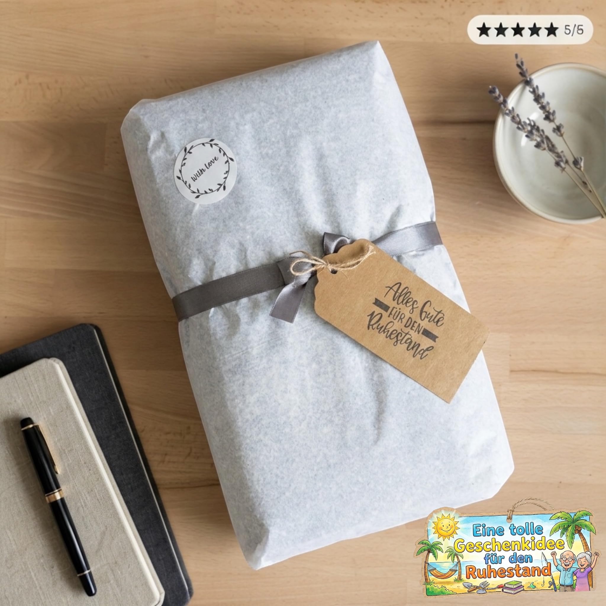 Arthi® Geschenk zum Ruhestrand Bade- Duschtuch inkl. Stickerei Ruhest(r) andtuch100% Baumwolle 50x100cm / 100x150cm nützliche Geschenke (Marineblau, 100x150)